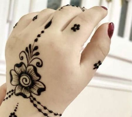 Cute, Easy, Simple, baby girl and beautiful mehndi design for kids