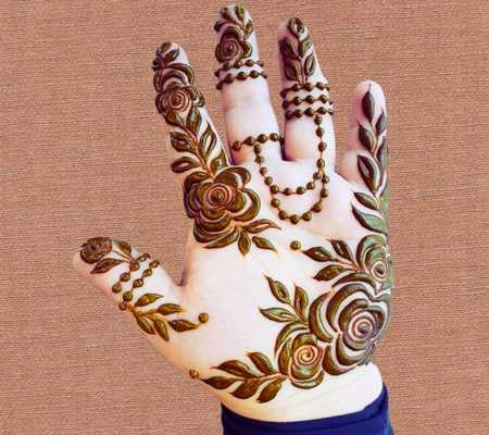 Cute, Easy, Simple, baby girl and beautiful mehndi design for kids