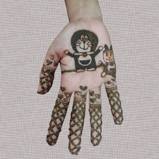 Cute, Easy, Simple, baby girl and beautiful mehndi design for kids