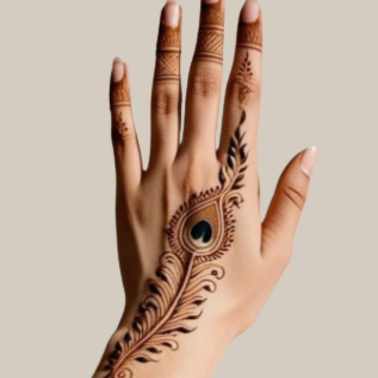 Cute, Easy, Simple, baby girl and beautiful mehndi design for kids