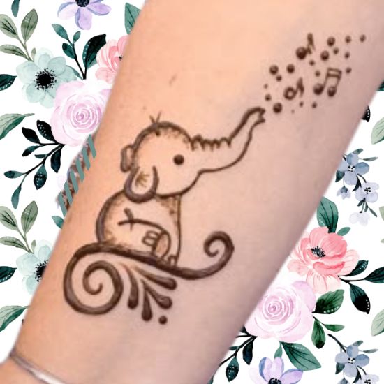 Cute, Easy, Simple, baby girl and beautiful mehndi design for kids