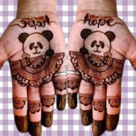 Cute, Easy, Simple, baby girl and beautiful mehndi design for kids