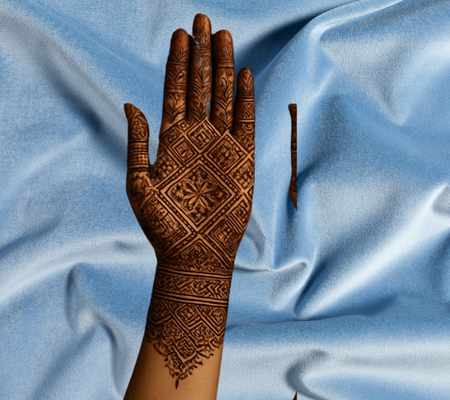 Royal Front Hand Mehndi Design