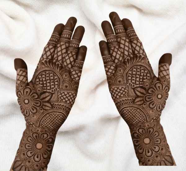 Royal Front Hand Mehndi Design