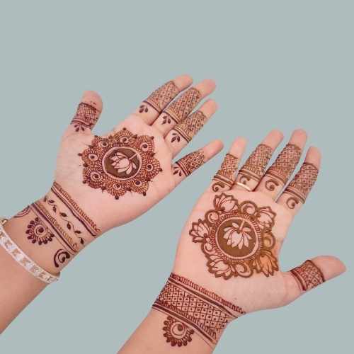 Royal Front Hand Mehndi Design