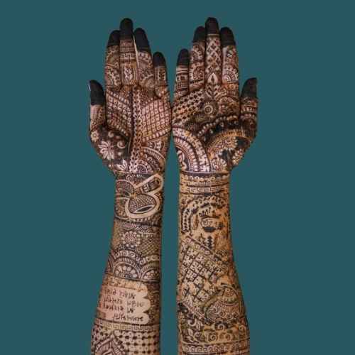 Royal Front Hand Mehndi Design