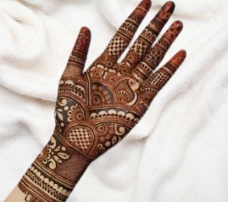 Royal Front Hand Mehndi Design