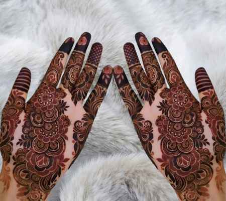 Royal Front Hand Mehndi Design