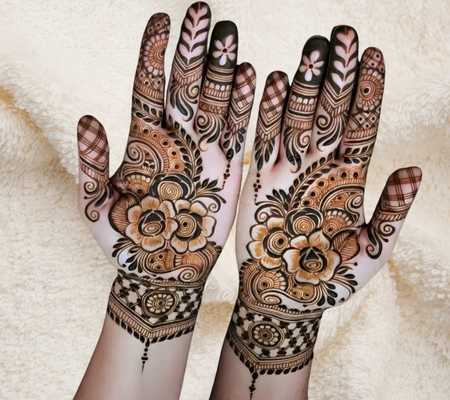 Royal Front Hand Mehndi Design