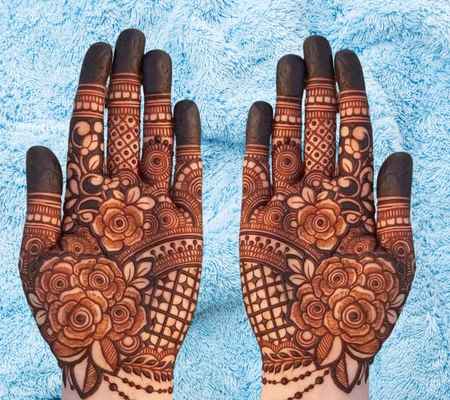Royal Front Hand Mehndi Design