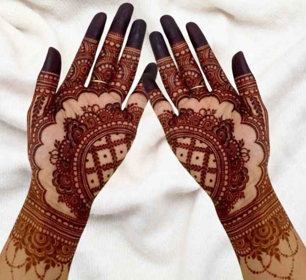 Royal Front Hand Mehndi Design
