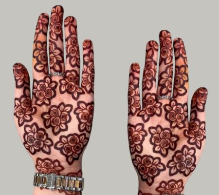 Royal Front Hand Mehndi Design