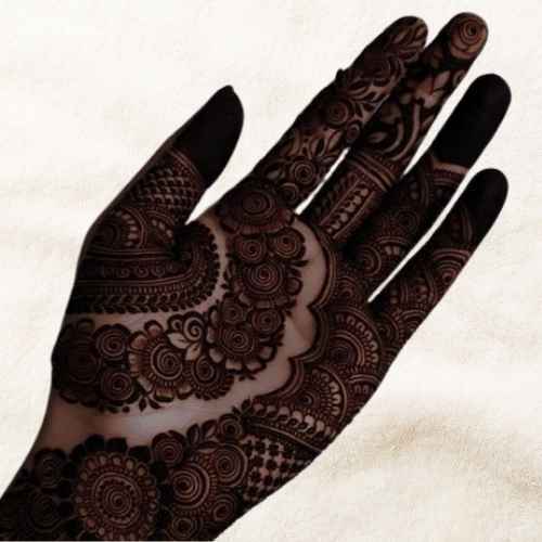 Royal Front Hand Mehndi Design