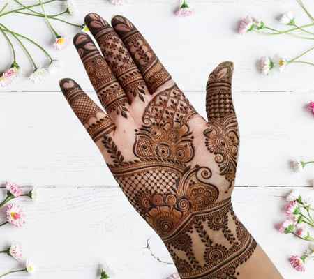 Royal Front Hand Mehndi Design