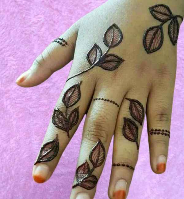 Cute, Easy, Simple, baby girl and beautiful mehndi design for kids
