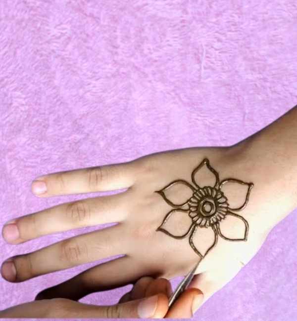 Cute, Easy, Simple, baby girl and beautiful mehndi design for kids