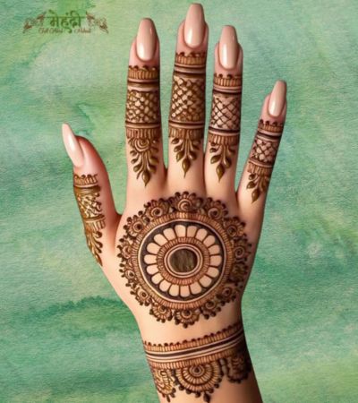henna tattoo mehndi design simple