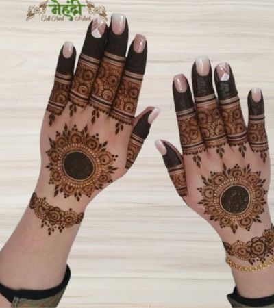 henna tattoo mehndi design simple