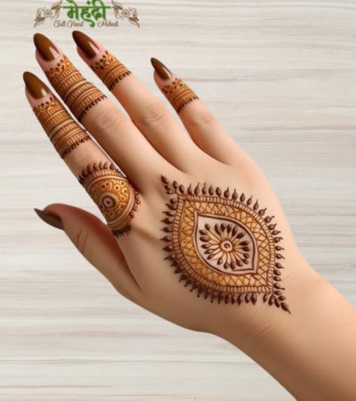 henna tattoo mehndi design simple