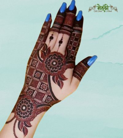 henna tattoo mehndi design simple