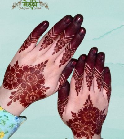 henna tattoo mehndi design simple