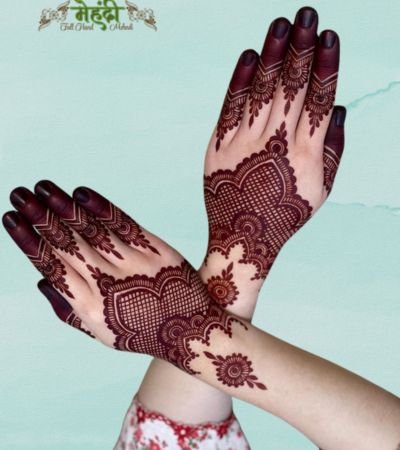 henna tattoo mehndi design simple