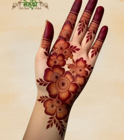 henna tattoo mehndi design simple