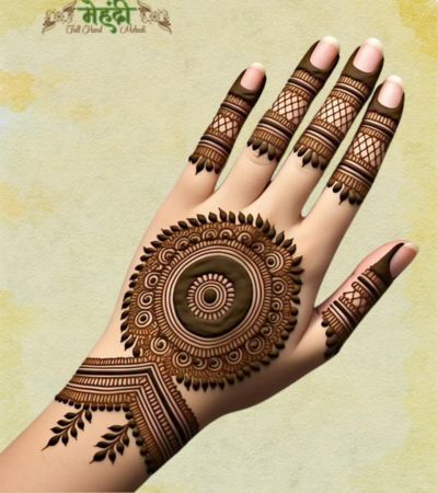 henna tattoo mehndi design simple