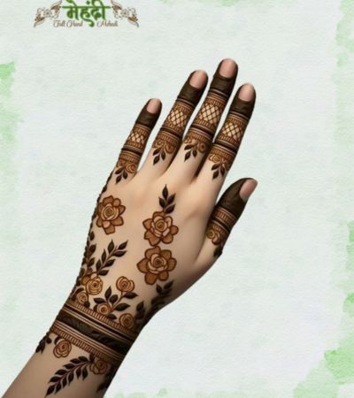 henna tattoo mehndi design simple