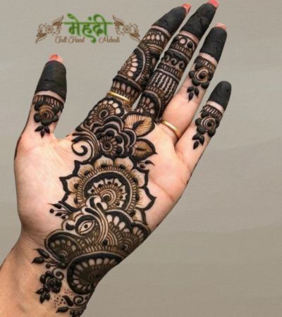 henna tattoo mehndi design simple