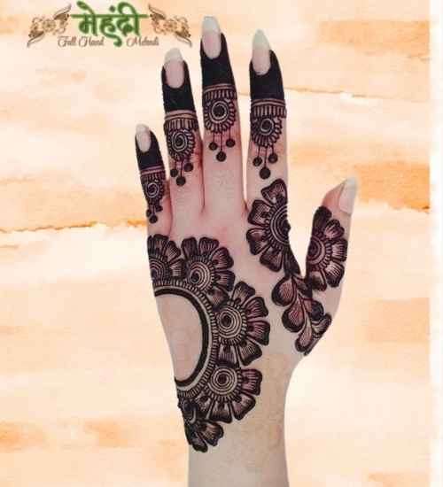 henna tattoo mehndi design simple