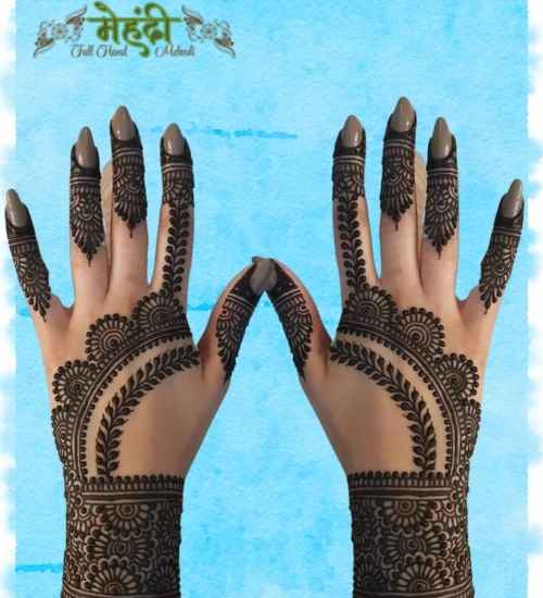 henna tattoo mehndi design simple