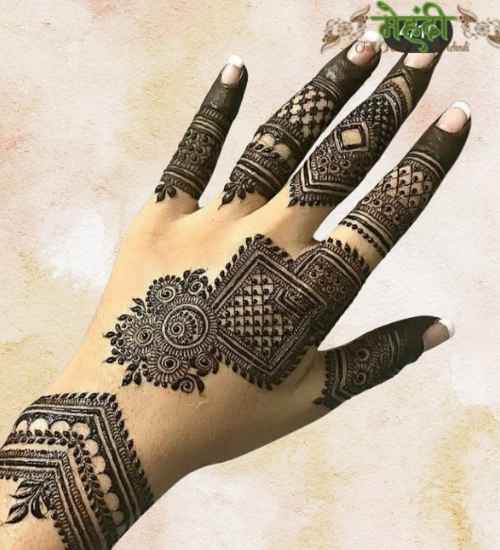 henna tattoo mehndi design simple