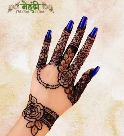 henna tattoo mehndi design simple