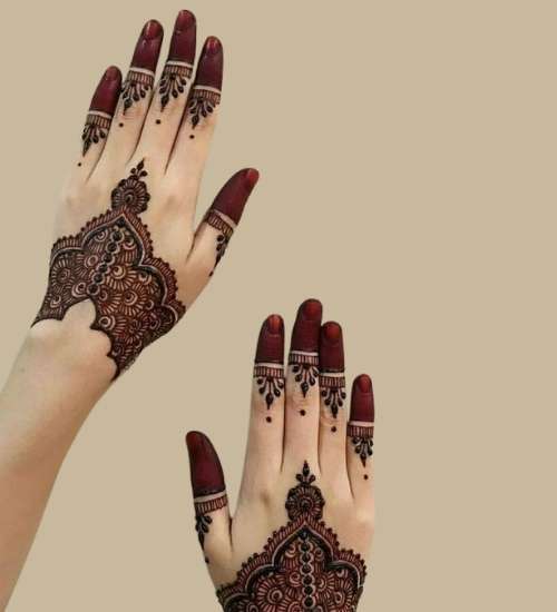 henna tattoo mehndi design simple