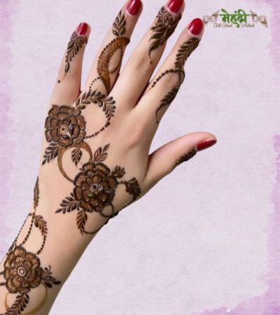 henna tattoo mehndi design simple