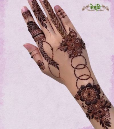 henna tattoo mehndi design simple