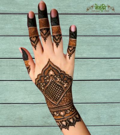 henna tattoo mehndi design simple