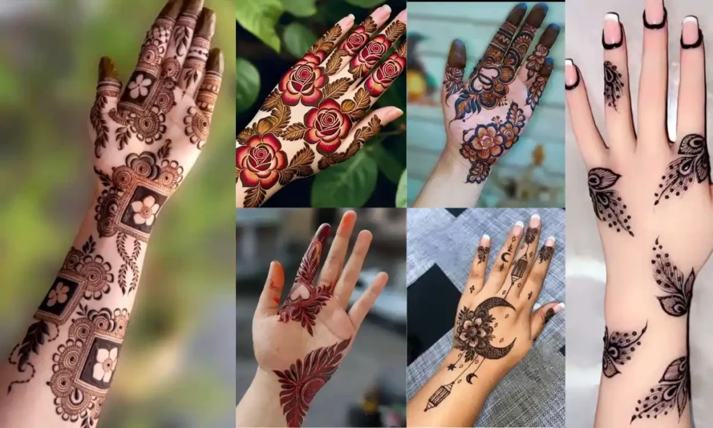 henna tattoo mehndi design simple
