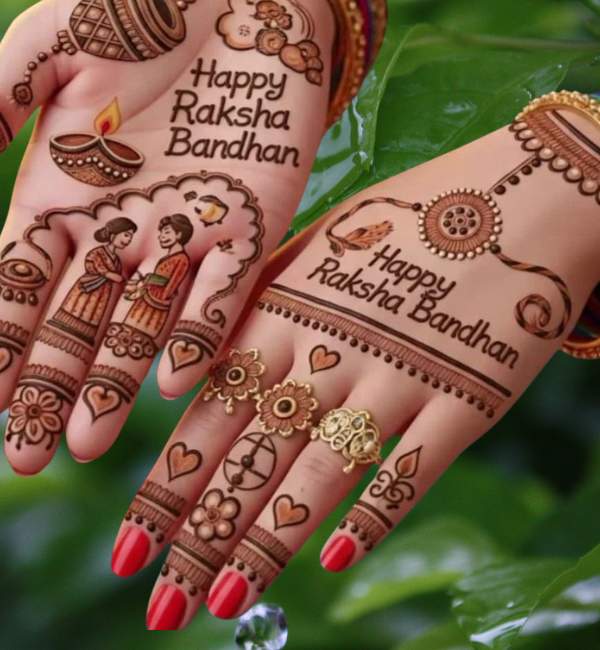 Rakhi Mehndi Design