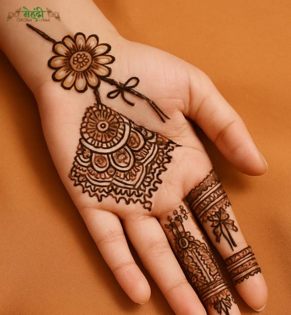 Rakhi Mehndi Design