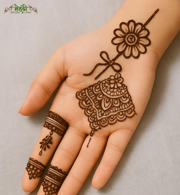 Rakhi Mehndi Design
