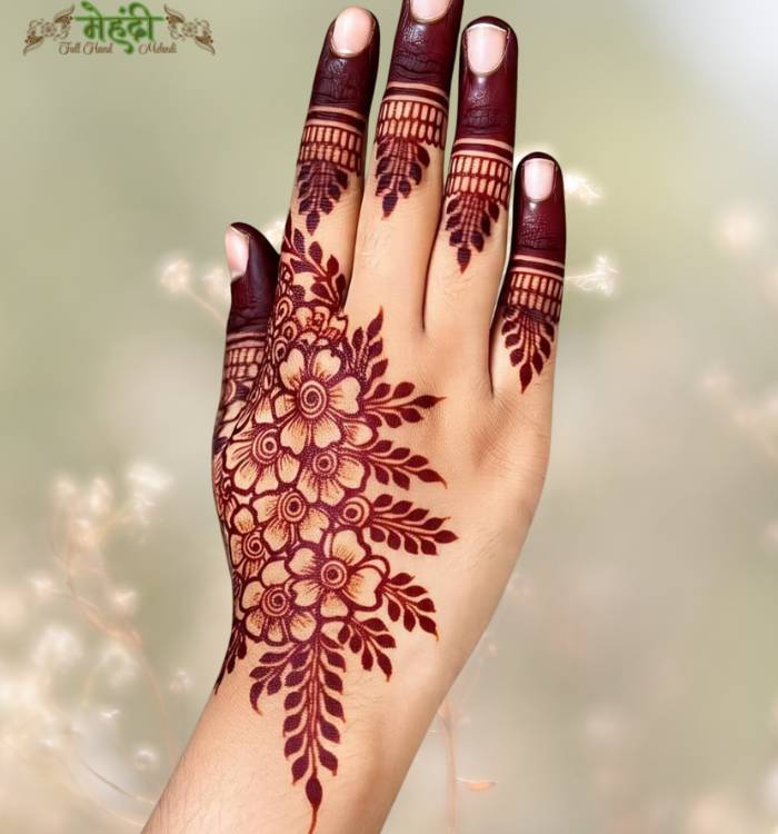 Flower Mehndi Design