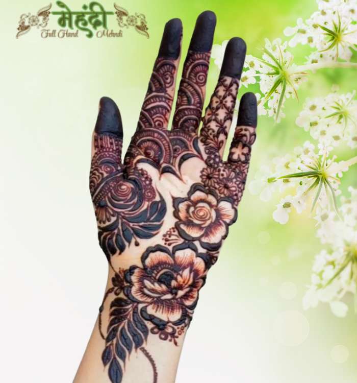 Flower Mehndi Design