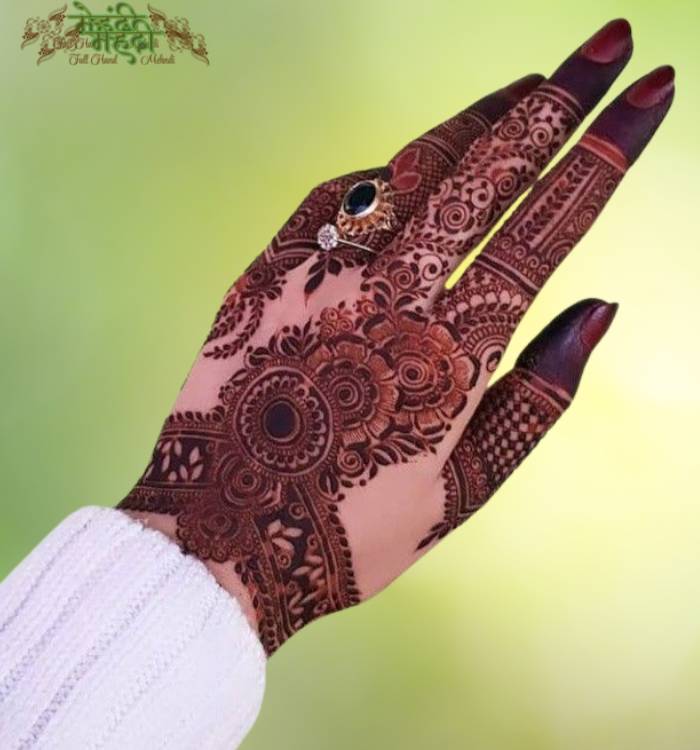 Flower Mehndi Design