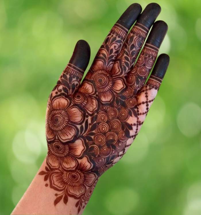 Flower Mehndi Design