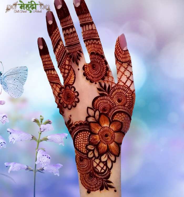 Flower Mehndi Design
