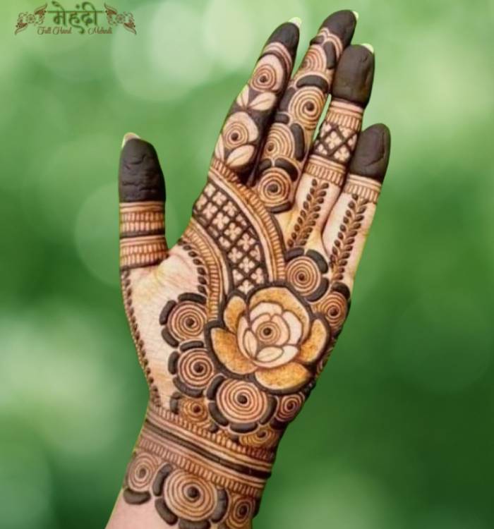 Flower Mehndi Design