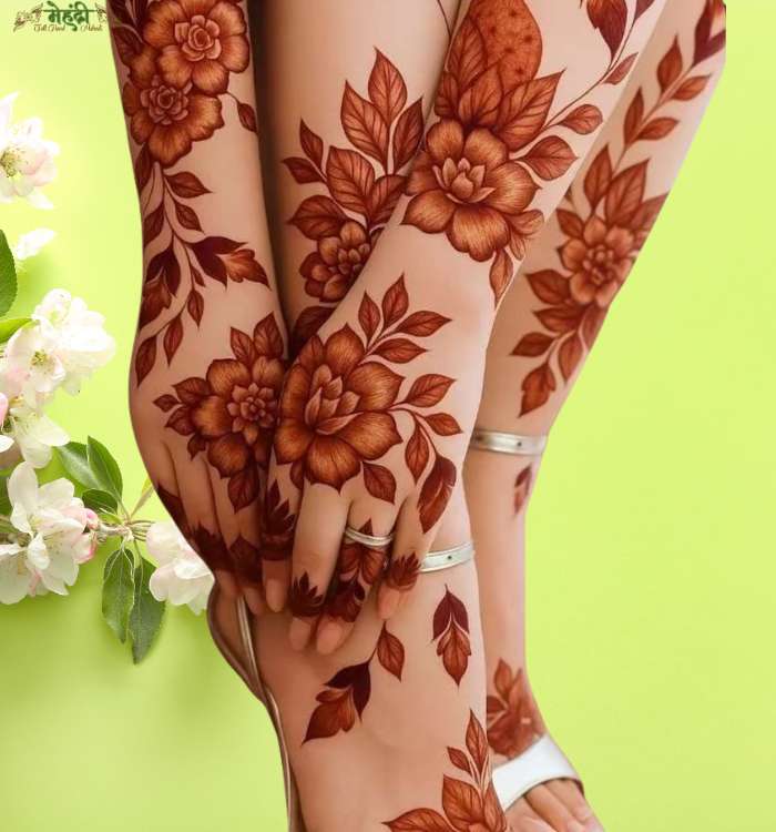 Flower Mehndi Design