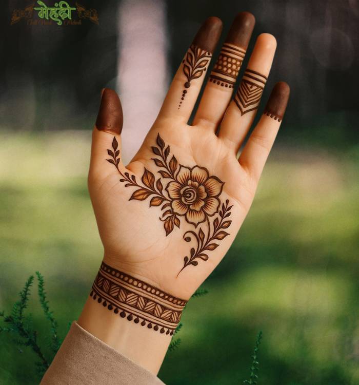 Flower Mehndi Design